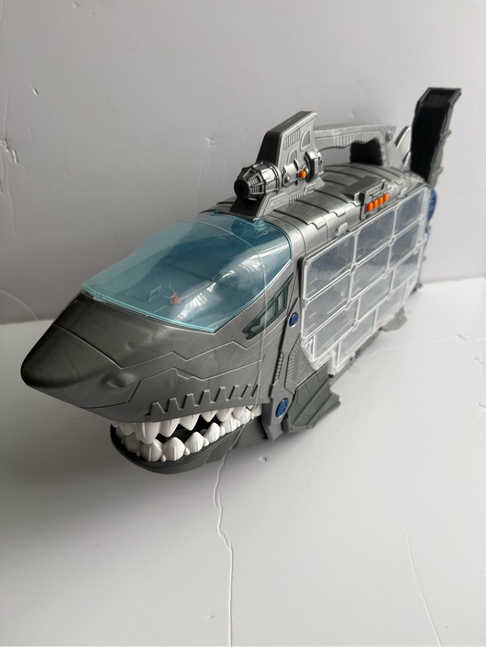 Kid Connection SHARK TRANSPORTER Car Carrier w/ Sounds Lights Tested Works!